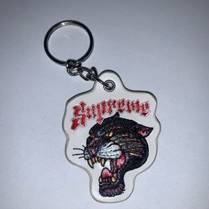 Supreme Panther Keychain